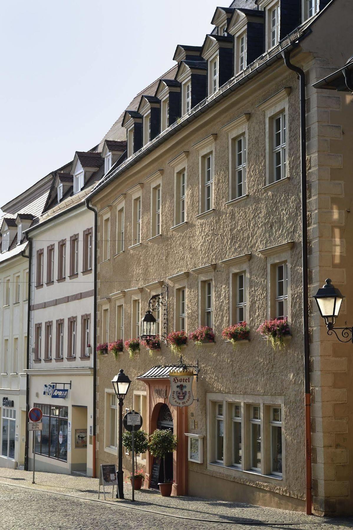 Hotel Graf Von Mansfeld Lutherstadt Eisleben Esterno foto