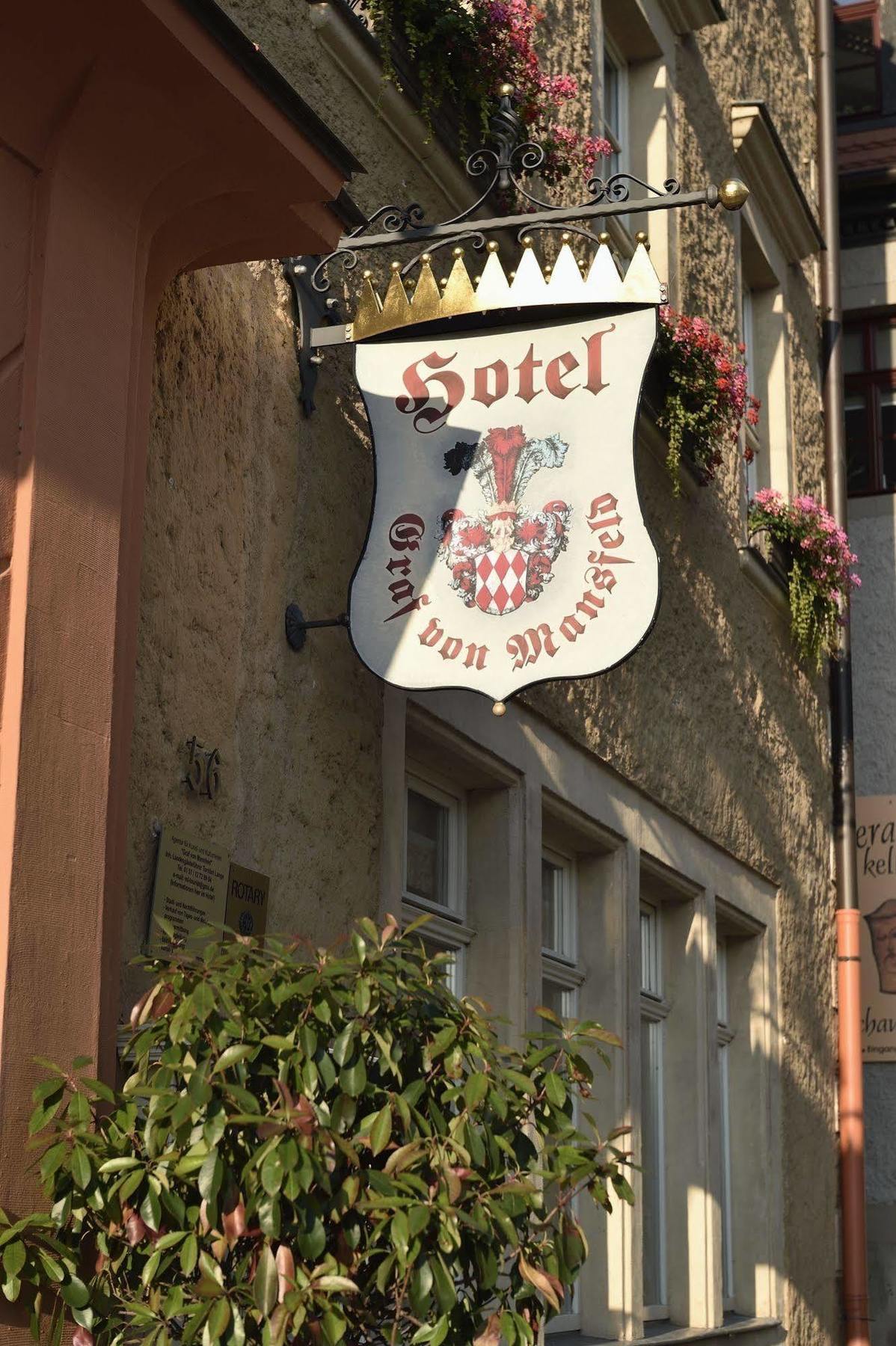 Hotel Graf Von Mansfeld Lutherstadt Eisleben Esterno foto